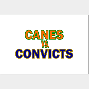 Canes vs. Convicts Posters and Art